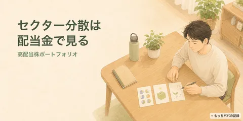 高配当株のセクター分散は配当金で見る｜ポートフォリオを評価額から切り替えた理由