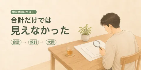 【中学受験ログ2027 #11】4科の合計は3回のテストで下がり続けたのに、社会だけ平均を超えていました